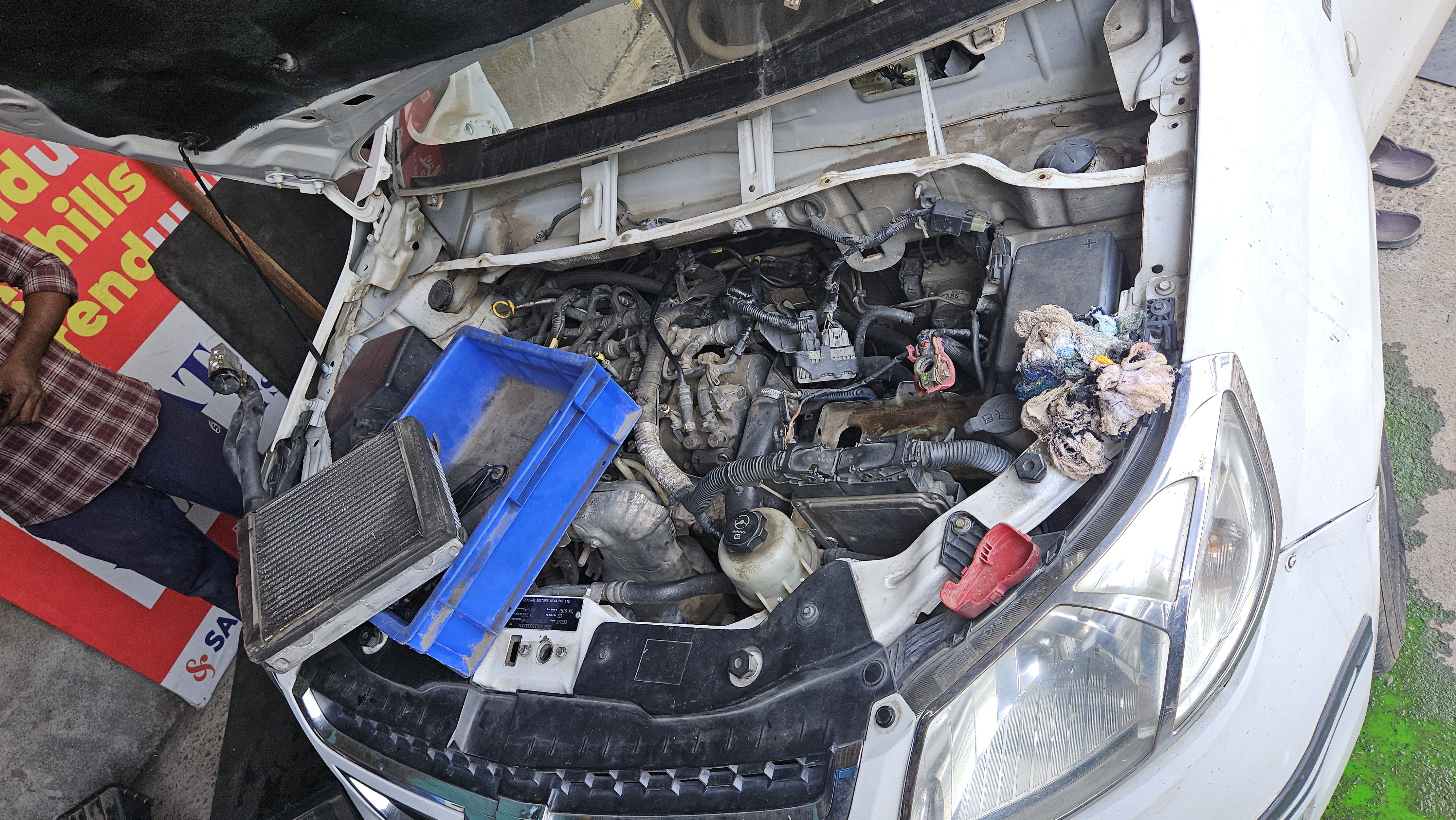 Car AC Service Work 8